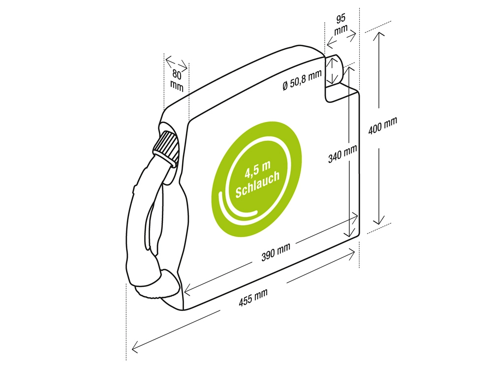 Vroom Schlauchauszug Länge: 4,5m